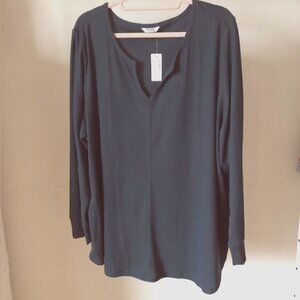 NWT PENNINGTONS Waffle Knit Long Sleeve Tee